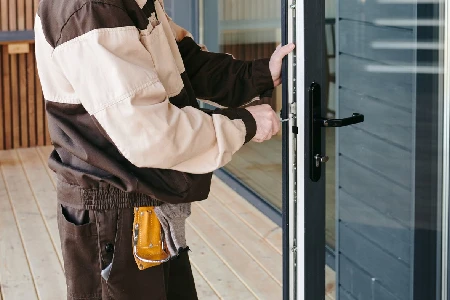 Cleaning And Polishing Glass Door Installation in North Port, FL